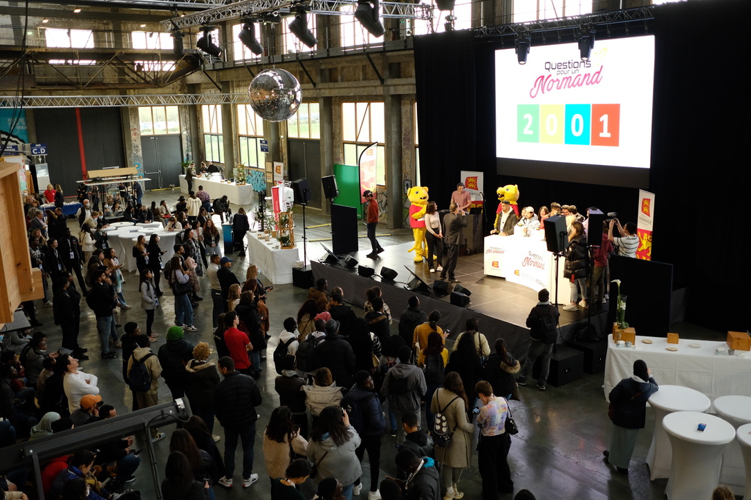 Mise en œuvre de la soirée Normandie Welcome Day au Wip à Caen en 2022.