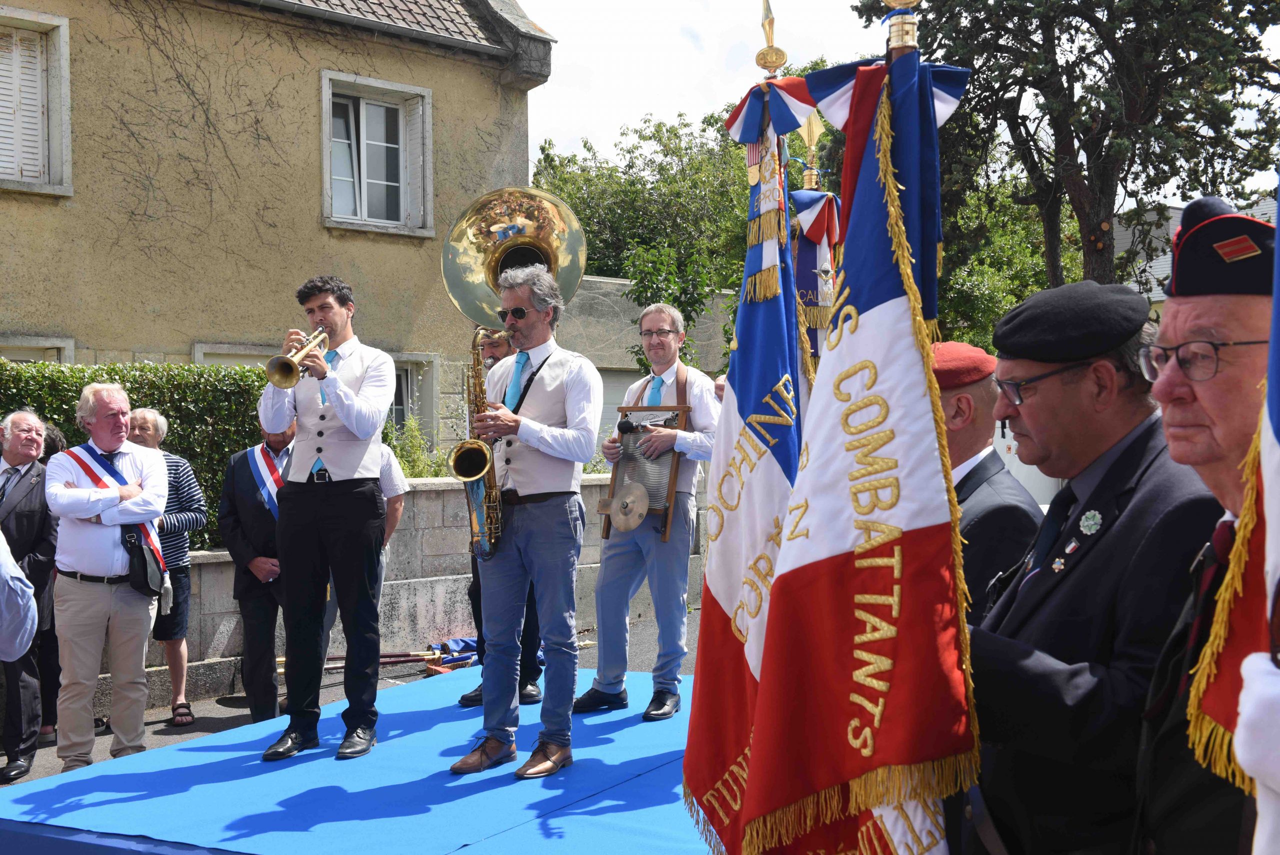 Régie générale de la Cérémonie des Villes Martyrs à Epron en 2019.