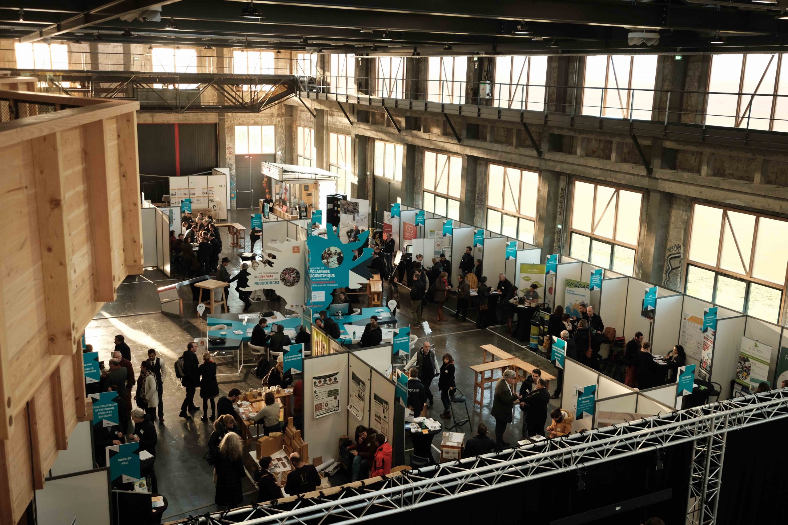 Conception et réalisation du Salon ANEC au Wip à Caen en 2019.