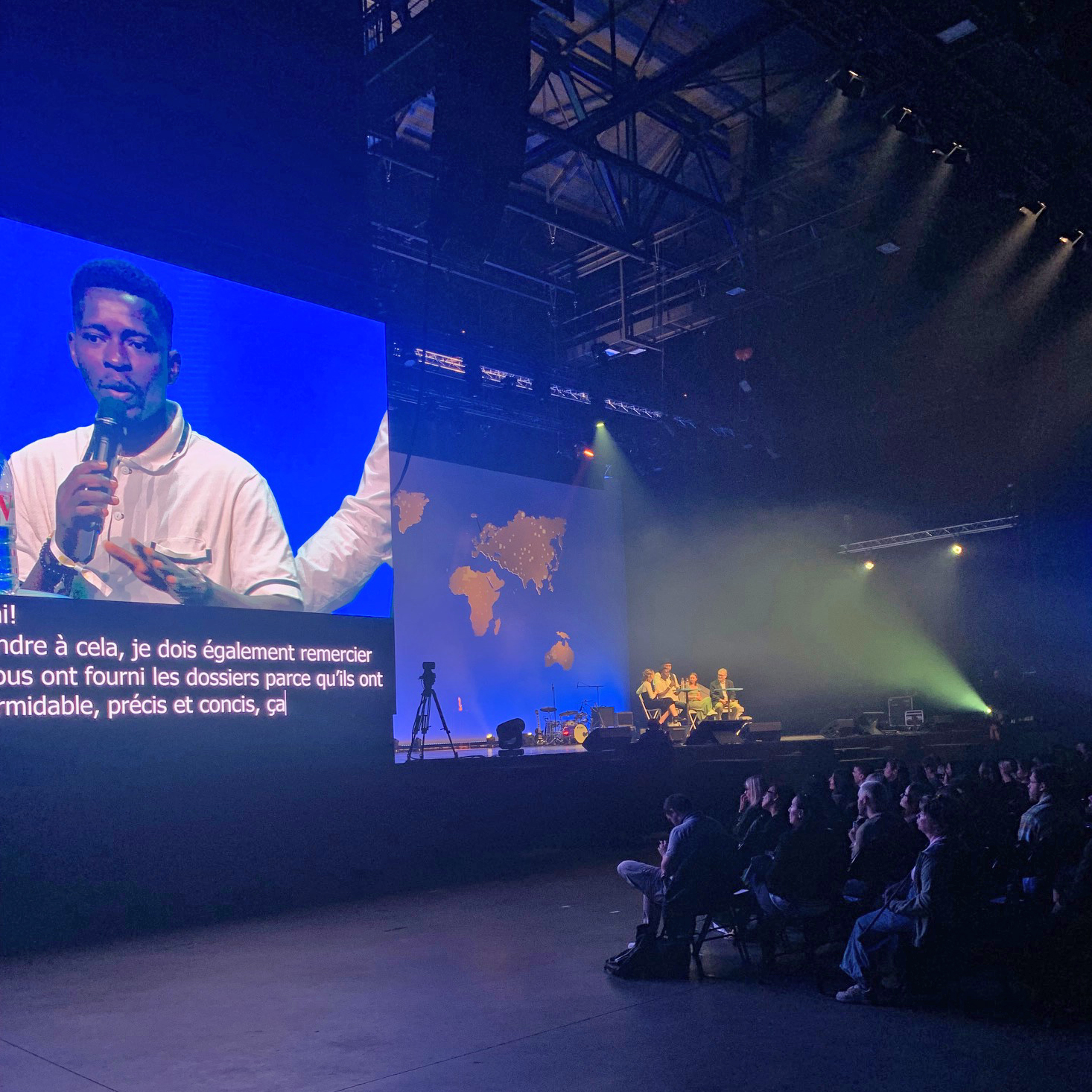 Régie générale de la remise du Prix Liberté au Zénith de Caen en mai 2022.