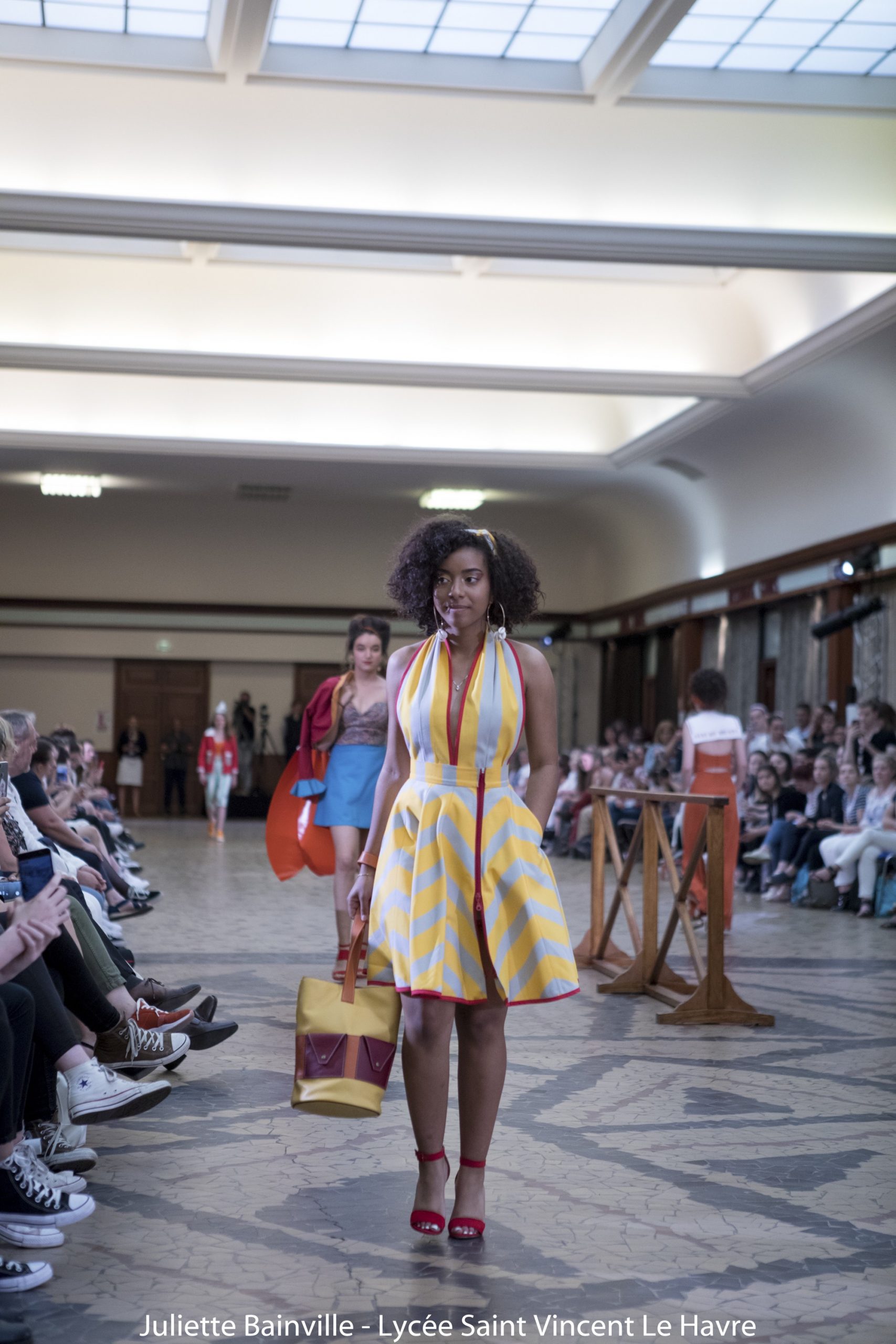 Défilé de mode » Mode in Normandie » à la Cité de la Mer à Cherbourg en 2018.
