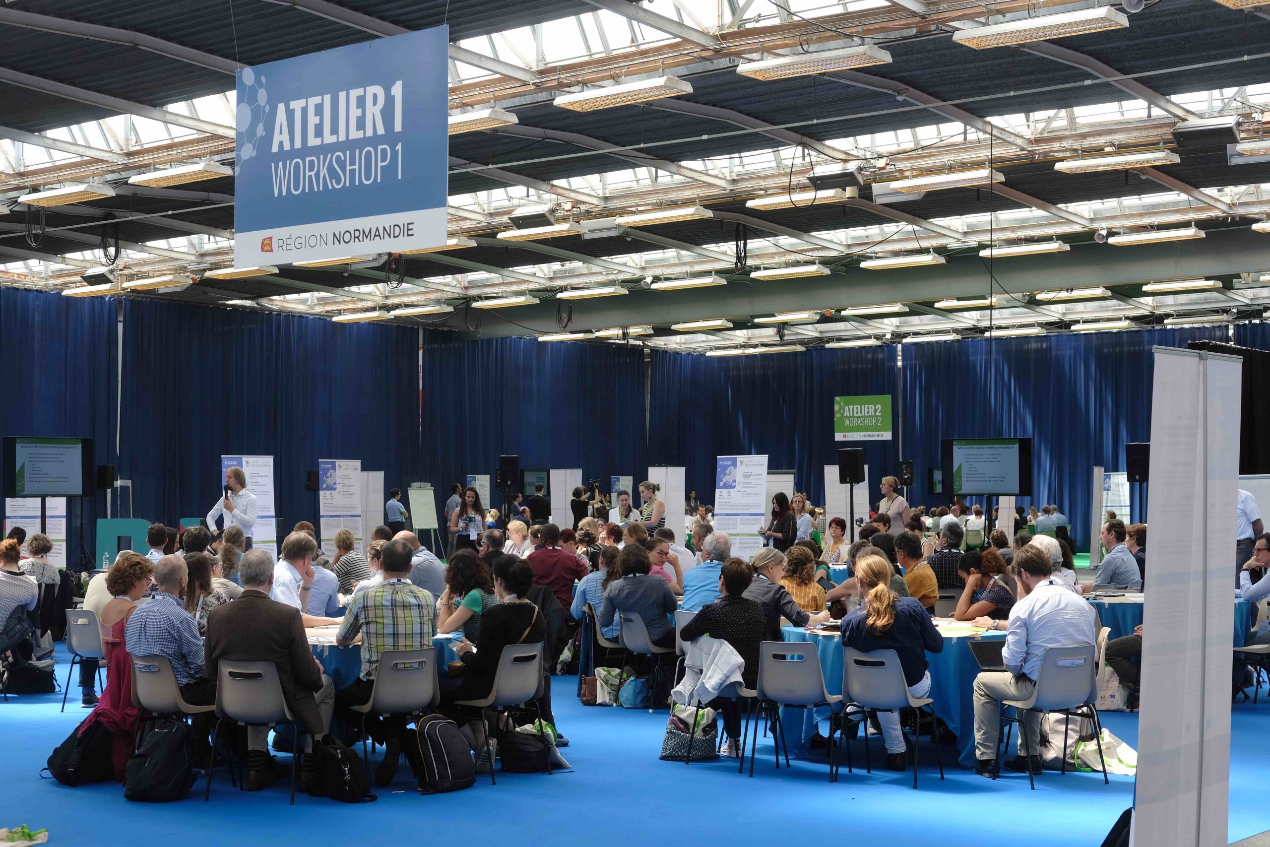 Régie générale et scénographie du Forum Agri Innov à Lisieux en 2019.